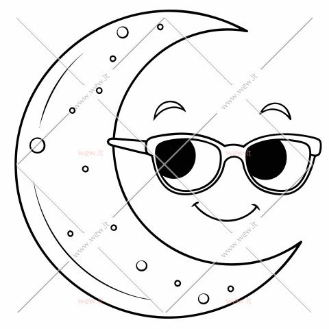 Mėnulis su akiniais