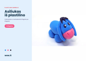 Asiliukas iš plastilino – lipdymo darbelis vaikams (PDF)