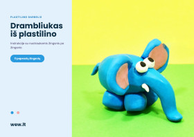 Drambliukas iš plastilino – lipdymo darbelis vaikams (PDF)