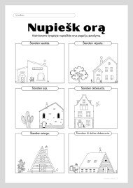 Nupiešk orą - užduotėlės vaikams