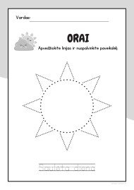 Orai - Užduotėlės vaikams | Saulėta diena