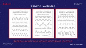 Rankos lavinimas. Užduotėlės spausdinimui