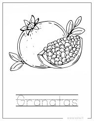 Sultingas granatas spalvinti