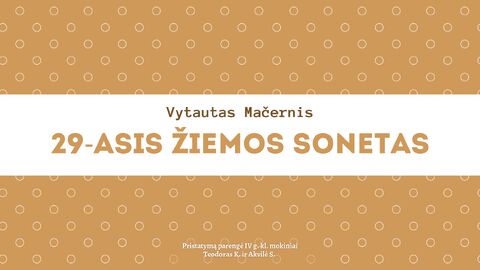 29-ASIS ŽIEMOS SONETAS