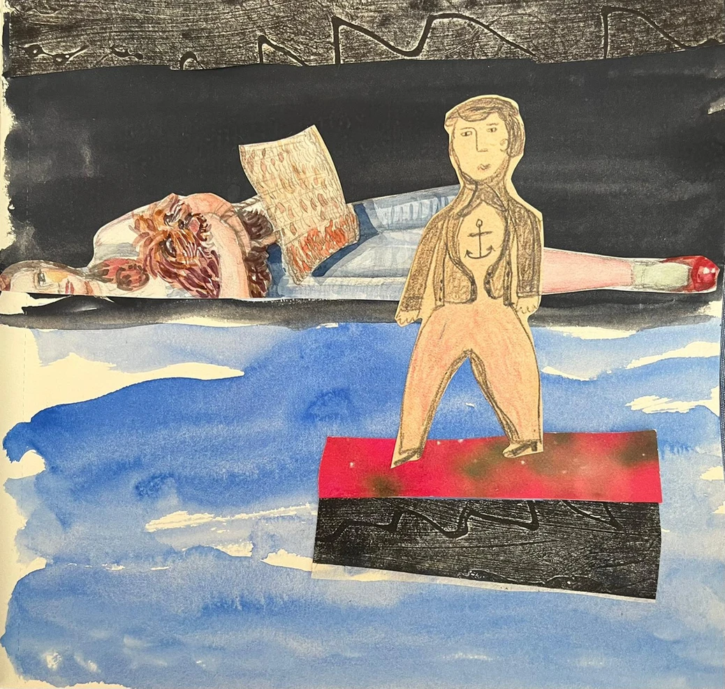 Collage de Medios Mixtos: Combinando Pintura, Tinta y Papel en una Sola Superficie